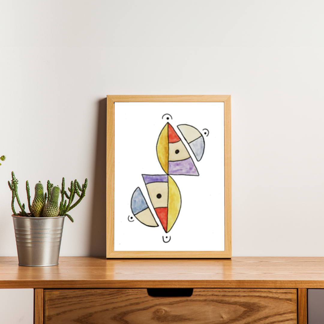 Gravura em aquarela VIII