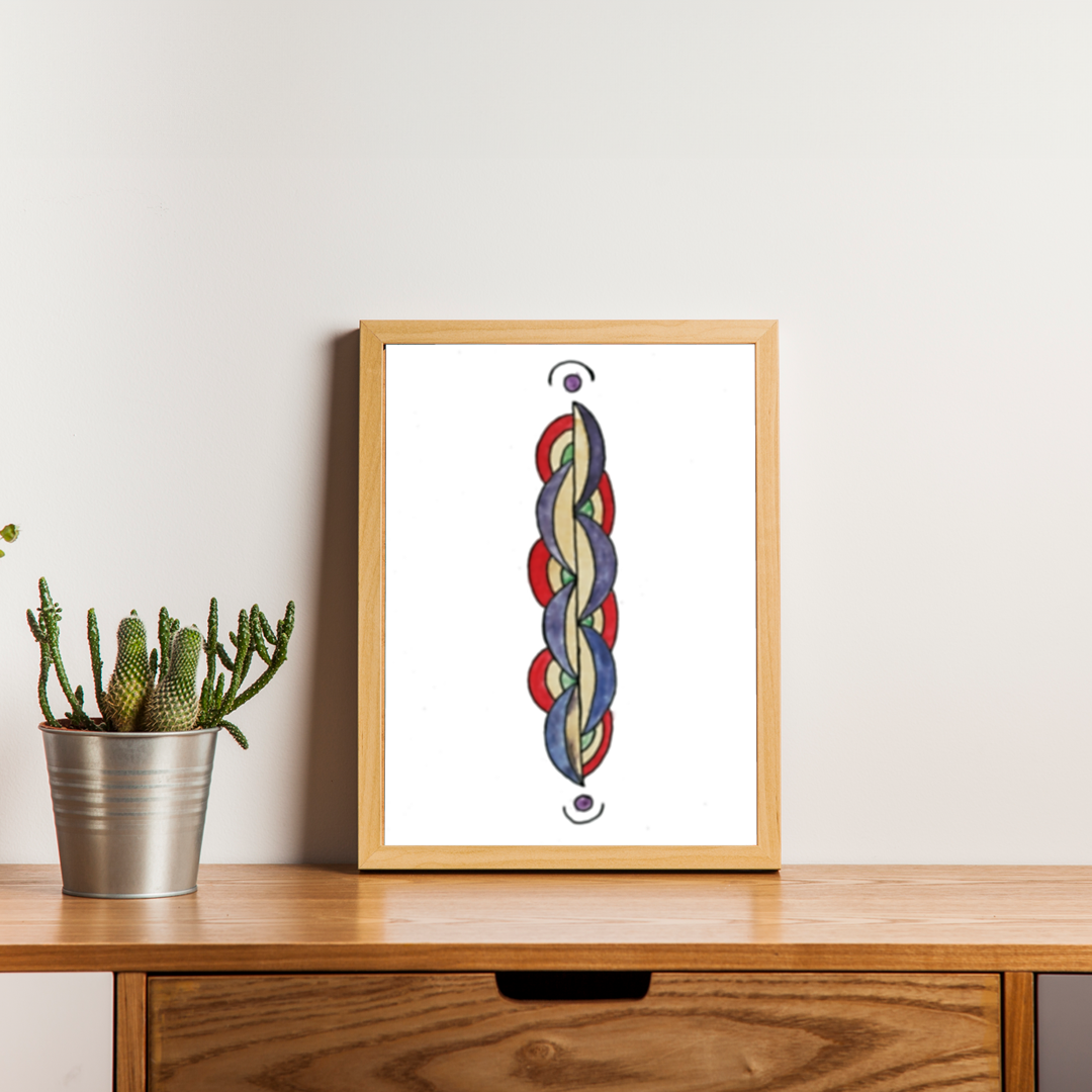 Gravura em aquarela XIII