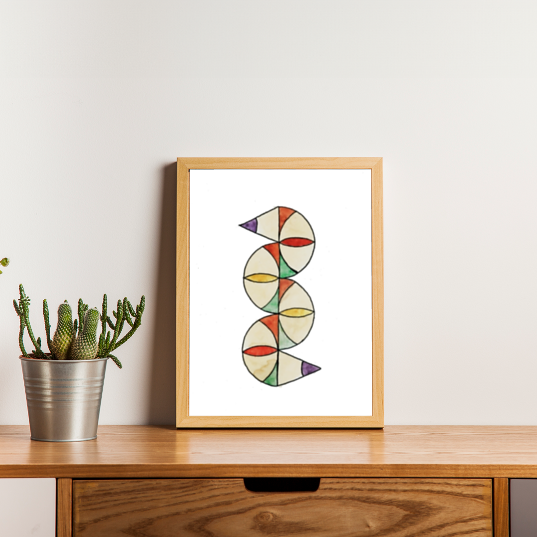 Gravura em aquarela XI